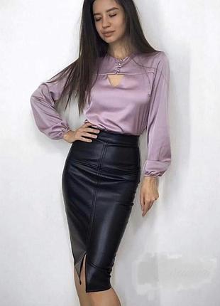 Женская юбка кожзам 40-70 размера