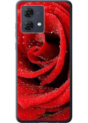 Чехол на motorola moto g84 красная роза "529u-3344-2448"