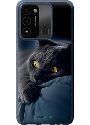 Чохол на tecno spark 8c kg5k димчастий кіт "825u-2680-2448"