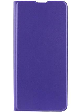 Кожаный чехол-книжка getman elegant (pu) для google pixel 7 фиолетовый