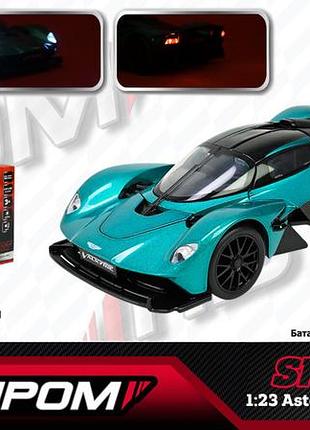 Машина автопром мет. арт. 661298 (12шт/2) 1:23 aston martin valkyrie 2024, бат,світло,звук,відкр.двері,у короб. 24,5*12см