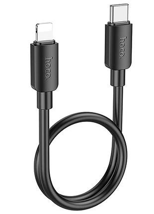 Дата кабель hoco x96 hyper type-c to lightning 20w (0.25m) black