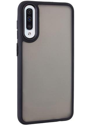 Чехол tpu+pc lyon frosted для samsung galaxy a50 (a505f) / a50s / a30s black