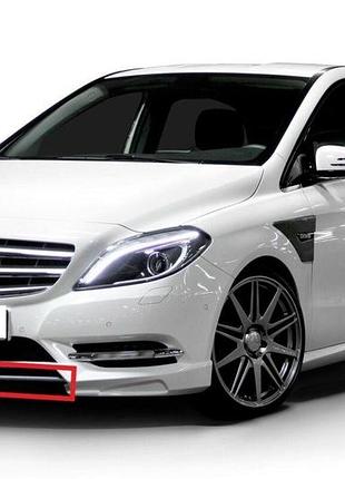Mercedes b-class 2014-2019 (w246) молдинг (хром) бампера переднього, a2468852321