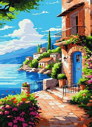 Картина за номерами - спокій біля хвиль ©art_selena_ua
