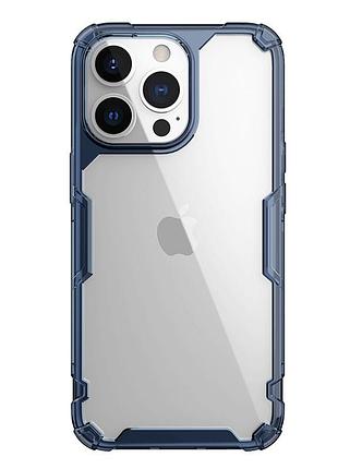Tpu чохол nillkin nature pro series для apple iphone 13 pro (6.1") синій (прозорий)