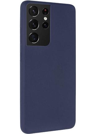 Чохол silicone cover ummi lakshmi (aa) для samsung galaxy s21 ultra синій / midnight blue