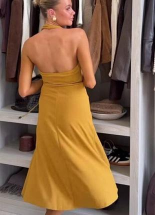 Платье миди, zara. 2
