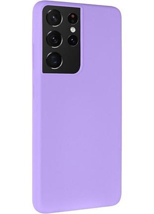 Чехол silicone cover ummi lakshmi (aa) для samsung galaxy s21 ultra сиреневый / dasheen