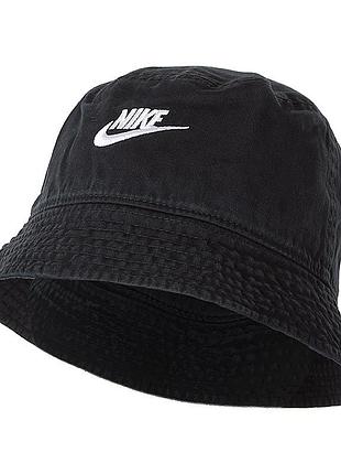 Чоловіча / жіноча панама найк оригінал nike u nsw bucket futura wash dc3967-010