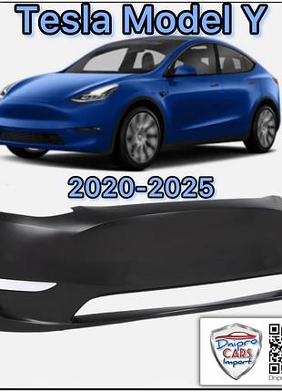 Tesla model y 2020-2025 бампер (без отв.под парктроники) передний, 1493736s0a