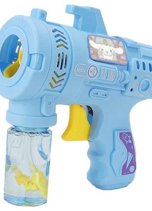 Пістолет з мильними бульбашками heroes bubble gun+ bottle 50ml rabbit