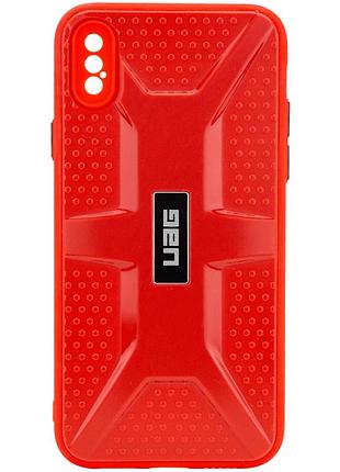 Чохол tpu+pc uag для apple iphone xs max (6.5") червоний