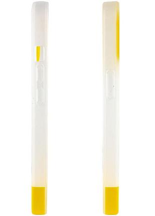 Чехол tpu+pc bichromatic для apple iphone 7 plus / 8 plus (5.5") matte / yellow 4