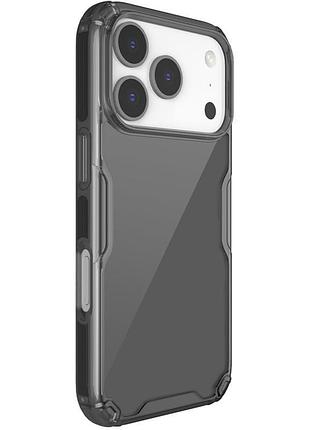 Tpu чохол nillkin nature pro series для apple iphone 17 pro max (6.9") чорний (прозорий)