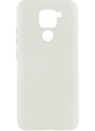 Чехол silicone cover lakshmi (aa) для xiaomi redmi note 9 / redmi 10x белый / white