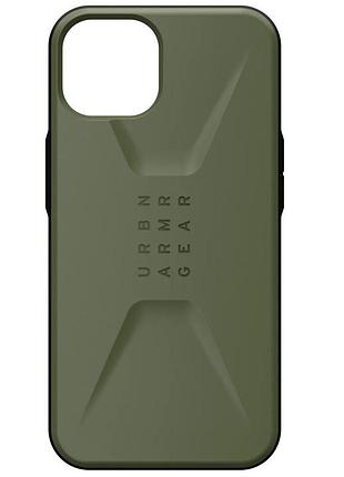 Чехол tpu uag civilian series для apple iphone 14 plus (6.7") зеленый