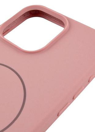 Чохол silicone case full protective (aa) v2 with magsafe для apple iphone 11 pro max (6.5") рожевий / pink sand 4