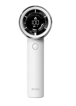Портативний вентилятор з дисплеєм wiwu wi-fs010 white