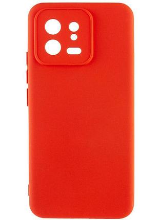 Чехол tpu getman liquid silk full camera для xiaomi 13 красный / red