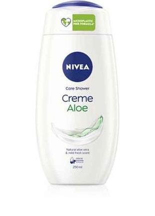 Гель для душа 250мл уход creme aloe тм nivea