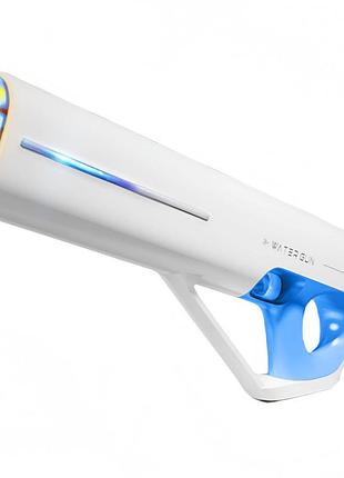 Водный аккумуляторный автомат water gun 185-66 (400ml) with lithium battery white / blue