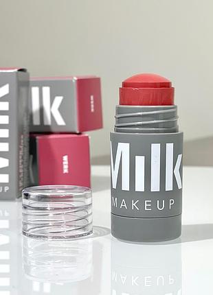 Кремовые румяна в стике milk makeup lip + cheek cream blush (werk) 6 g