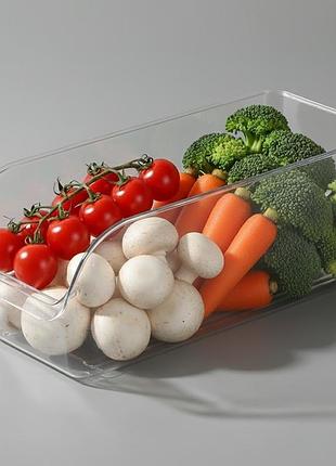 Контейнер для хранения продуктов, прозрачный, 31.5х13.5х12.3 см