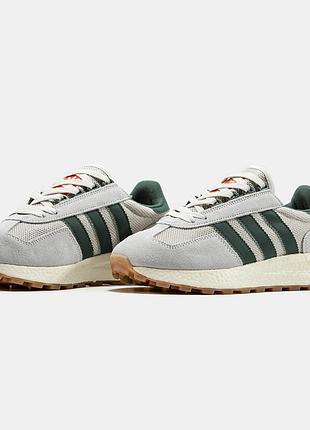 Кроссовки adidas retropy e5 beige green повседневные