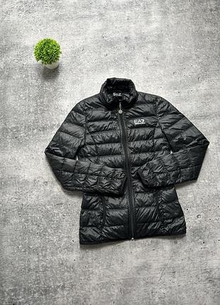 Жіночий мікро пуховик empori armani ea7 down puffer jacket