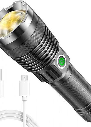 Ручний ліхтар акумуляторний 16,3см від usb type c, bl-a92gt100