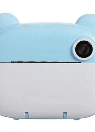 Детский фотоаппарат мгновенной печати diy instant digital camera синий ma457blue (1ящ.=30шт.)