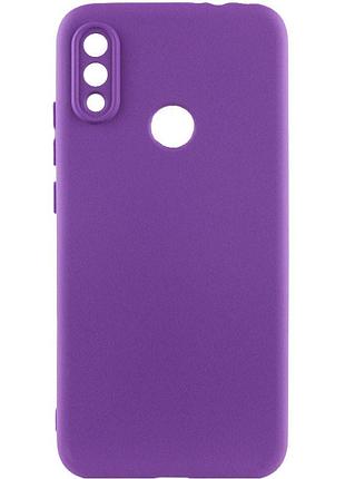 Чохол tpu getman liquid silk full camera для xiaomi redmi note 5 pro / note 5 (ai dual camera) фіолетовий / purple