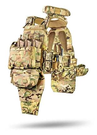 Плитоноска м7 pro gen skelet + 11 подсумков мультикам