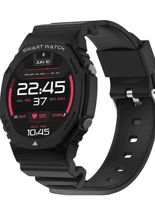 Умные часы g-sports 1.28" (black) — смарт-часы с bluetooth-звонками, пульсометром и защитой ip67
