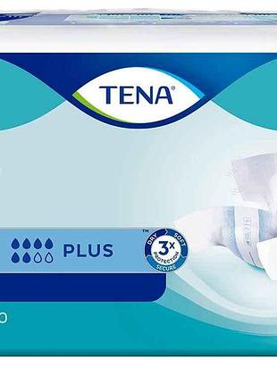 Подгузники взрослые 6-п. slip plus medium m 30 шт тм tena