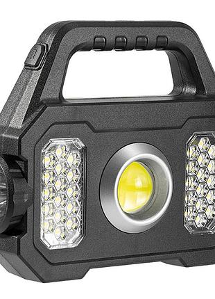 Кемпінговий led ліхтар-повербанк з usb та сонячною панеллю (1200мач) yt-880b
