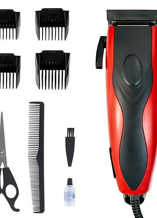 Машинка для стрижки + 4 насадки, от сети 220в, ms 3304