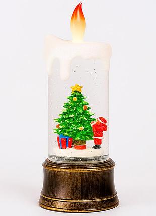 Новогодний led светильник-декор свеча з usb кабелем hc-g030