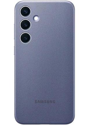 Шкіряний чохол leather case (aaa) для samsung galaxy s24 violet
