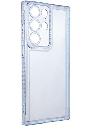 Чохол tpu starfall clear для samsung galaxy s23 ultra блакитний