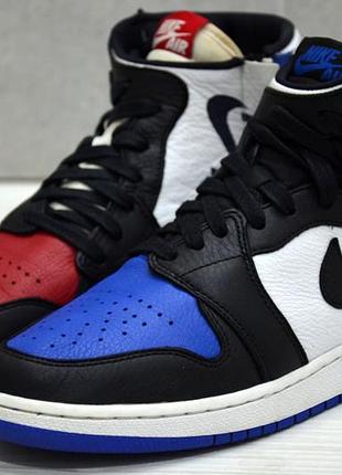 Nike air jordan 1, оригинал кожаные кроссовки