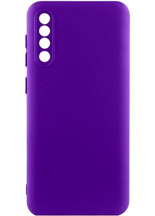 Чехол tpu getman liquid silk full camera для samsung galaxy a50 (a505f) / a50s / a30s фиолетовый / ultra violet