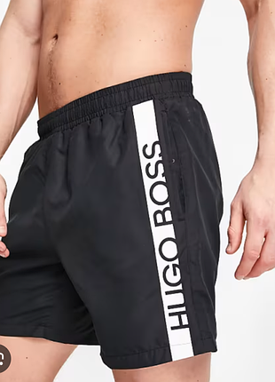Лаунж шорты черные hugo boss