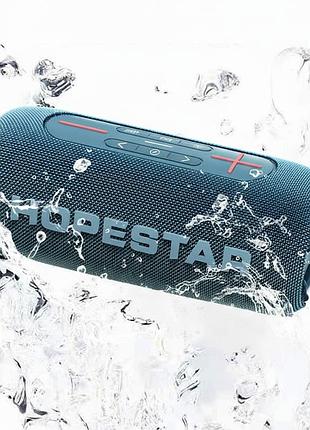 Колонка портативная bluetooth, от usb, 10 вт, hopestar p32, голубой