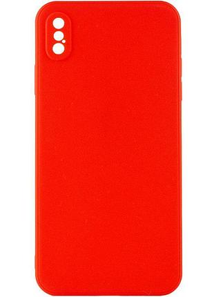 Силіконовий чохол candy full camera для apple iphone x / xs (5.8") червоний / red