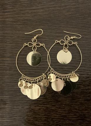 Серьги ретро бижутерия сша