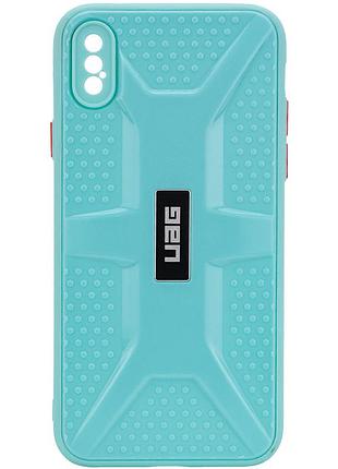 Чохол tpu+pc uag для apple iphone x / xs (5.8") бірюзовий