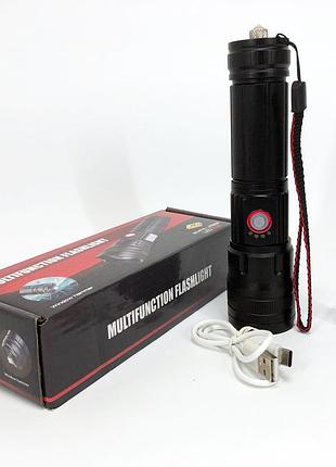 Карманный мини фонарь police bl-6525-gt100, мощный ручной фонарь повербанк ручной инспекционный he-75