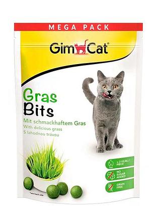 Gimcat gras bits витаминизированные травяные шарики для котов, 425 г